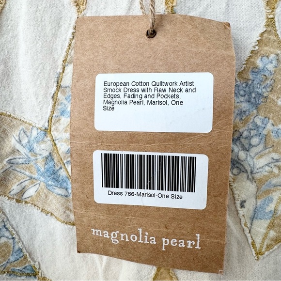 NWT Magnolia Pearl Quiltwork Artist Smock Dress Marisol - Picture 9 of 12